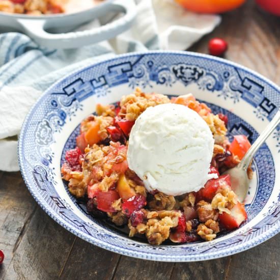 Cranberry Apple Crisp