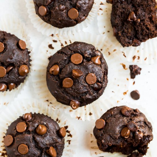 Chocolate Banana Muffins