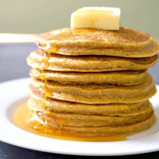 Oatmeal Pumpkin Pancakes