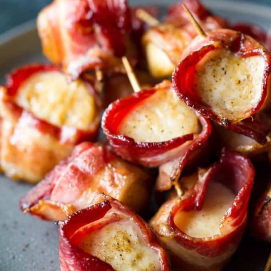 Traeger bacon wrapped scallops