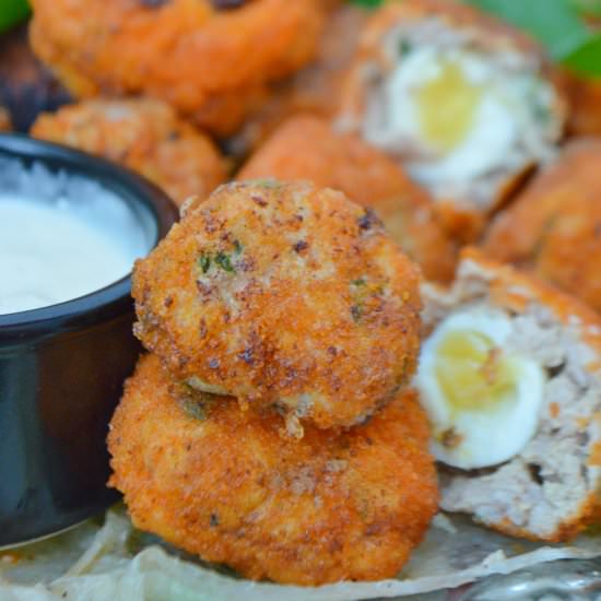 Quail Scotch Eggs