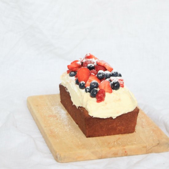 Vanilla & White Chocolate Loaf Cake