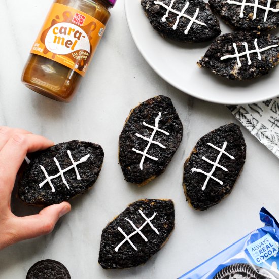 Touchdown OREO Caramel Blondies