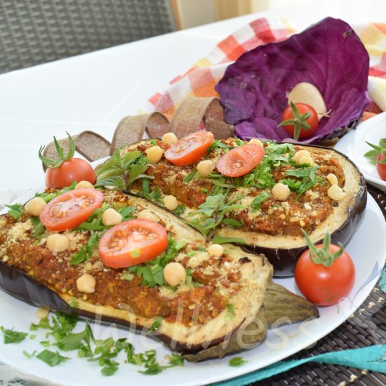 Stuffed Eggplant (Plant Based)