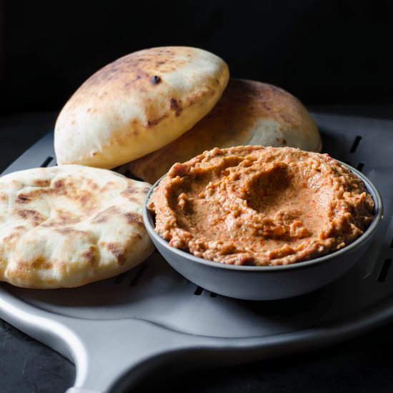 Roasted Eggplant and Red Pepper Dip