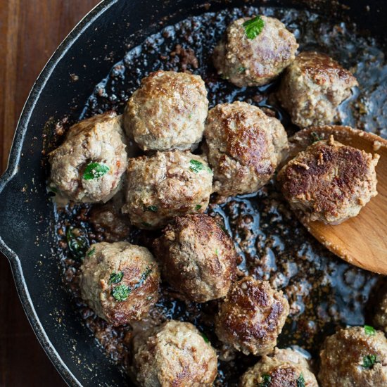 Basic Low Carb Meatballs