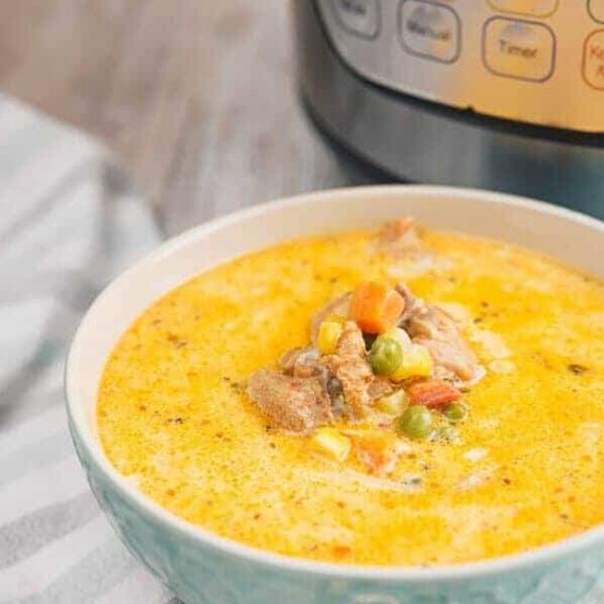 Instant Pot Chicken Taco Soup