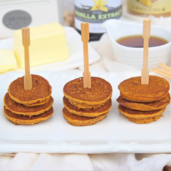 Silver Dollar Pumpkin Pancakes