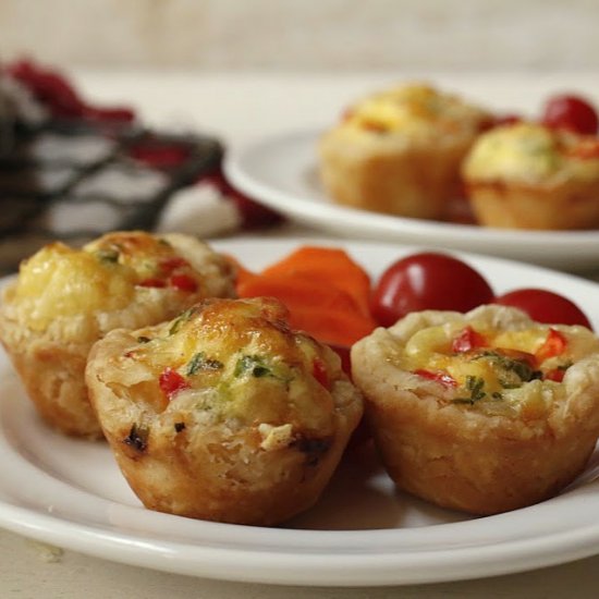 Savory Mini Swiss Cheese Quiches