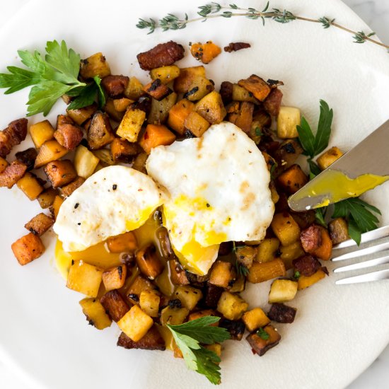 root vegetable hash