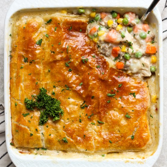 Puff Pastry Chicken Pot Pie