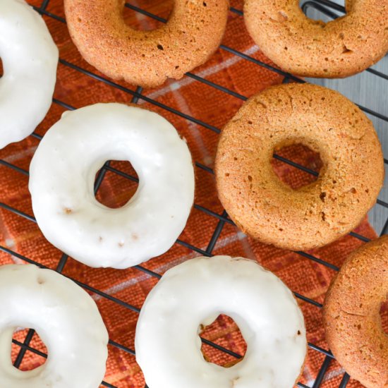 Sweet Potato Donuts & Maple Glaze