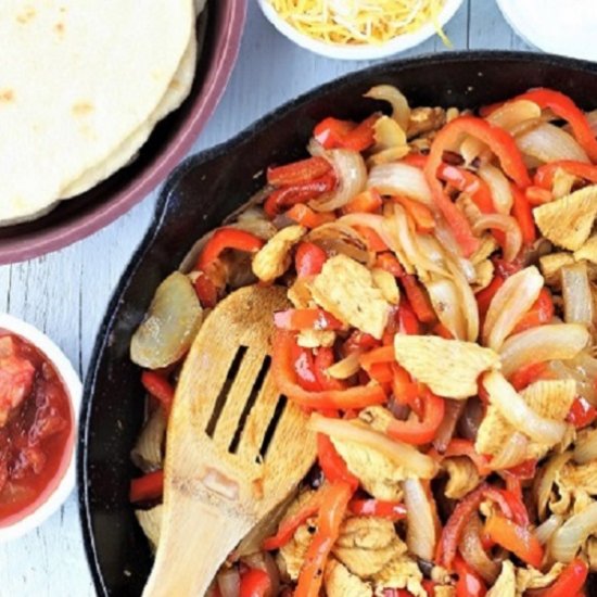 Skillet Chicken Fajitas