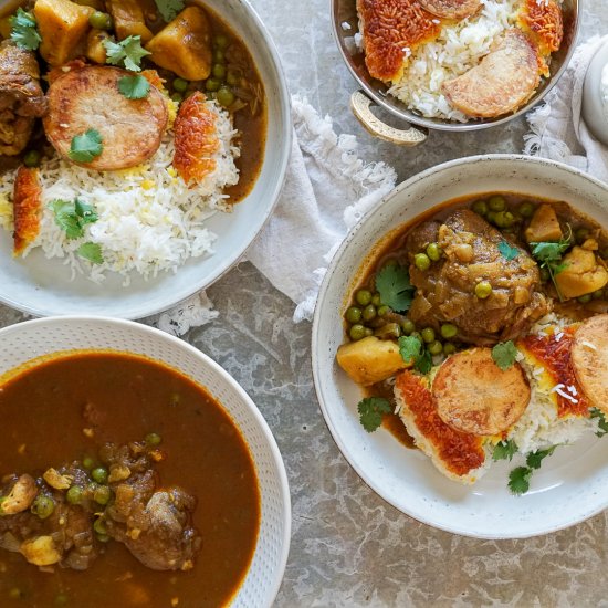 Persian Tahdig Assyrian Curry