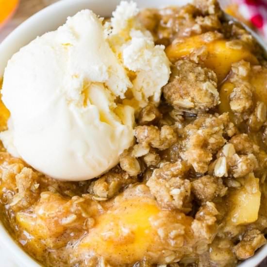 MY ALL TIME FAVORITE PEACH CRISP