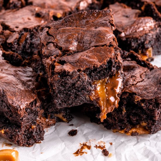 Salted Caramel Brownies