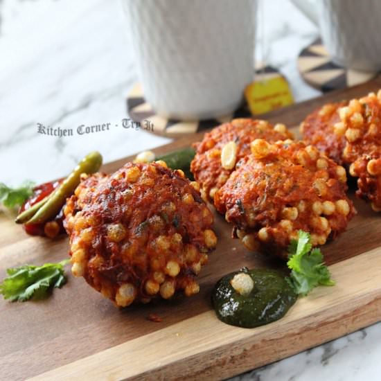 Sabudana/Sago Pearls Vada