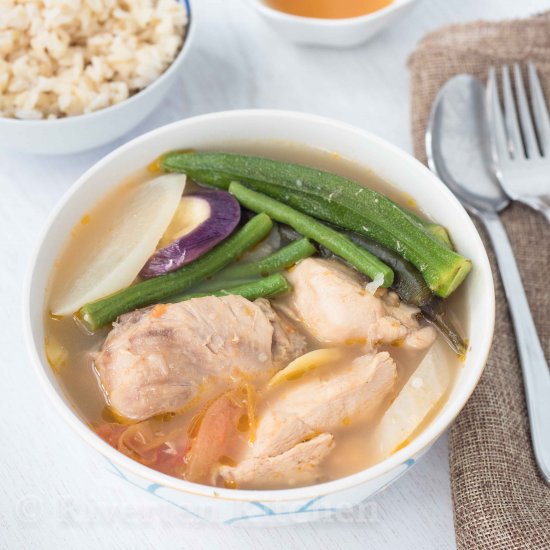 Easy Chicken Sinigang with Gabi