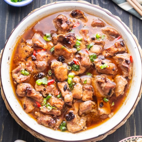 Steamed Pork Ribs with Black Beans