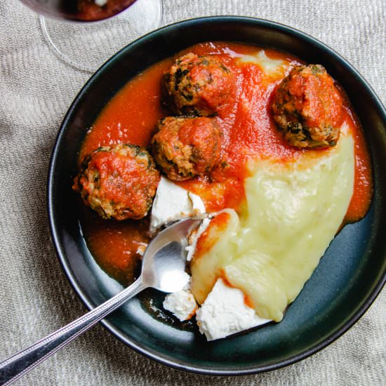 Lemony Turkey And Spinach Meatballs