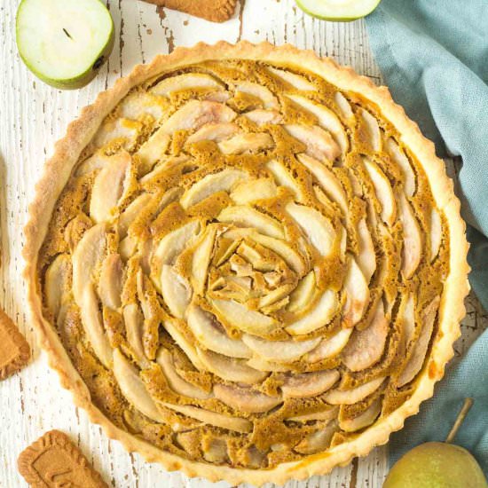 Pear Speculoos Tart