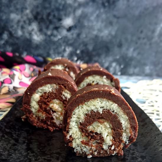 No Bake Swiss Rolls