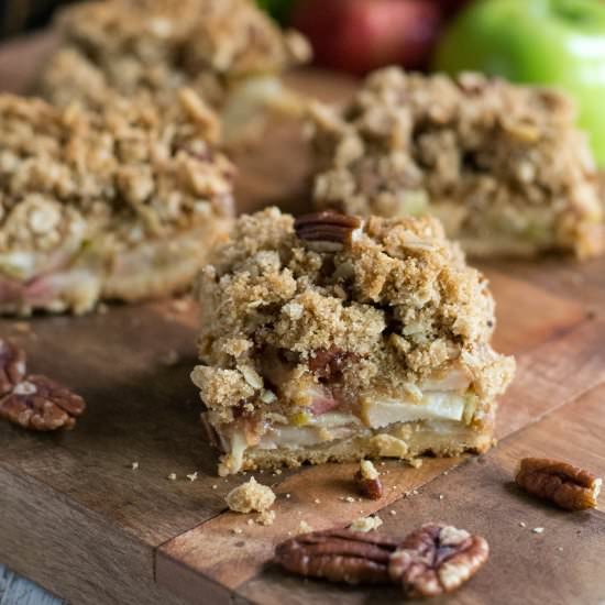 Pecan Apple Crisp Bars