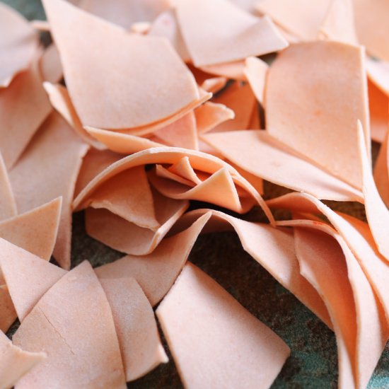 Homemade Red Lentil Pasta