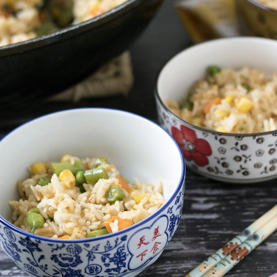 Easy veggie fried rice