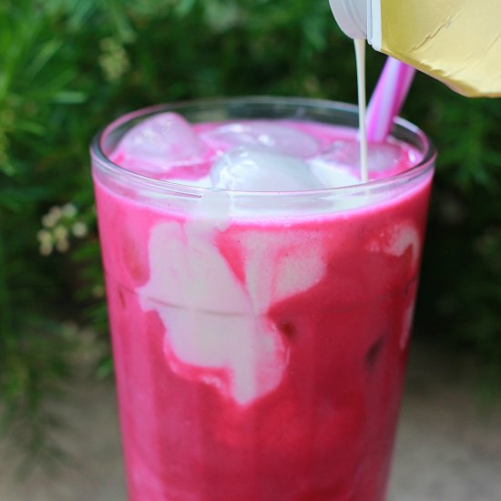 Iced Beet Latte