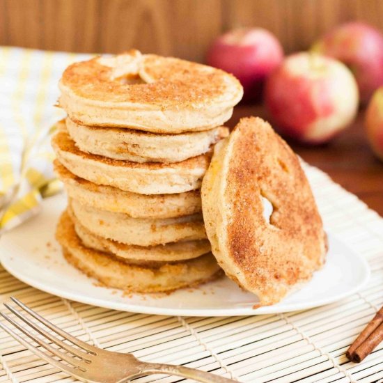 Oil-free Fried Apple Rings / Donuts