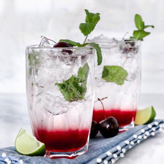 Virgin Cherry Mojito