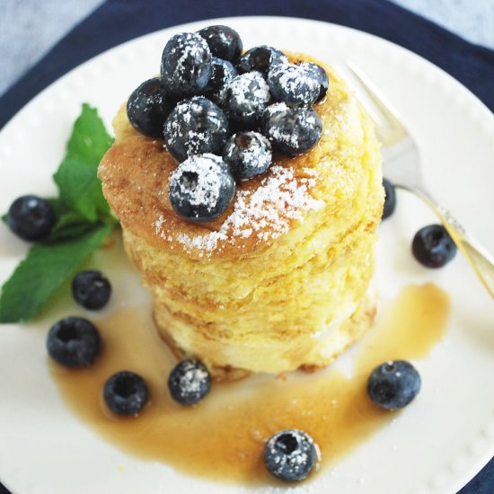 Light and Fluffy Japanese Pancakes