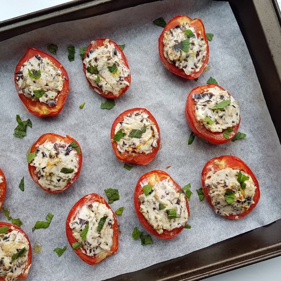 Baked Tomatoes with Cheese