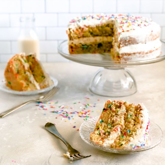 Vegan Funfetti Cake