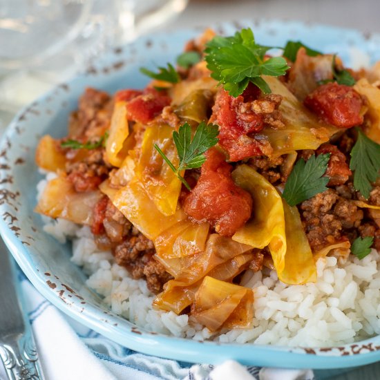 Unstuffed Cabbage Rolls