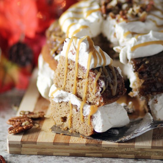 Praline Pumpkin Torte