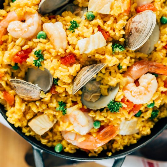 The Perfect Seafood Paella