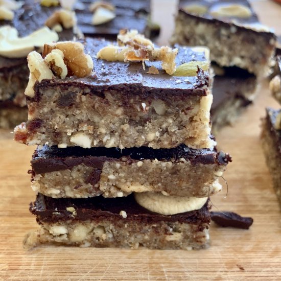 Healthy Snack Bars (Paleo, Vegan)