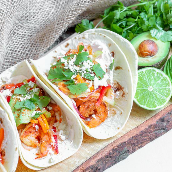 Blackened Shrimp Tacos