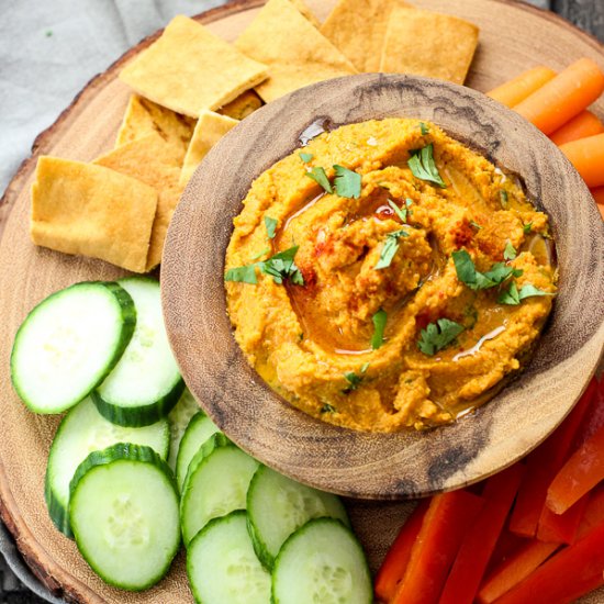 Easy Pumpkin Hummus