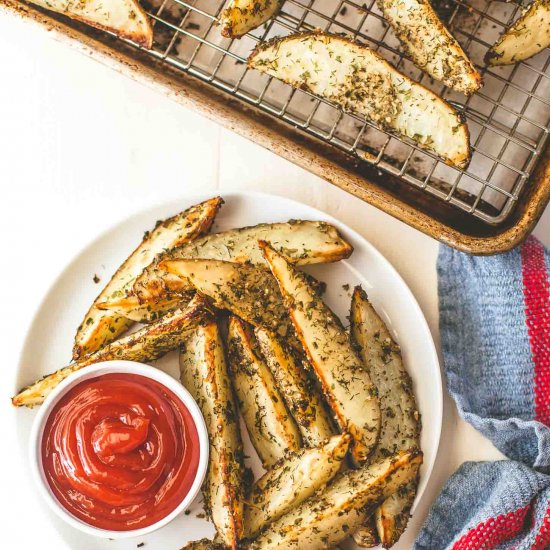 Oven Roasted Ranch Potatoes