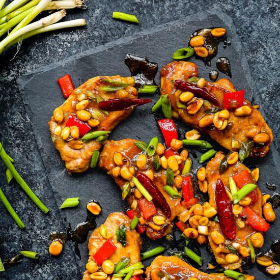 Easy Kung Pao Pork Chops