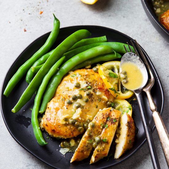 Skinny Lemon Chicken Piccata