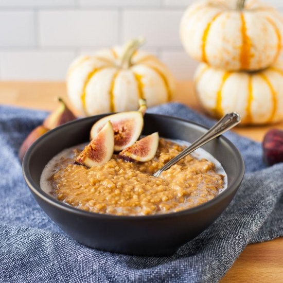 Instant Pot Pumpkin Spice Oatmeal