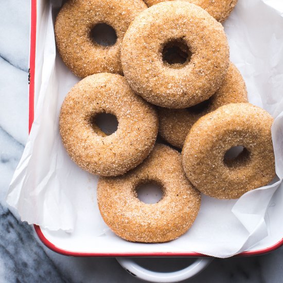 Vegan Baked Apple Cider Donuts