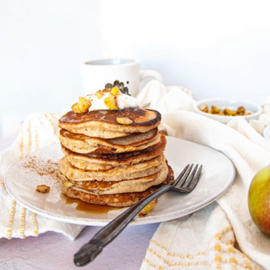 Grain-Free Apple Cinnamon Pancakes