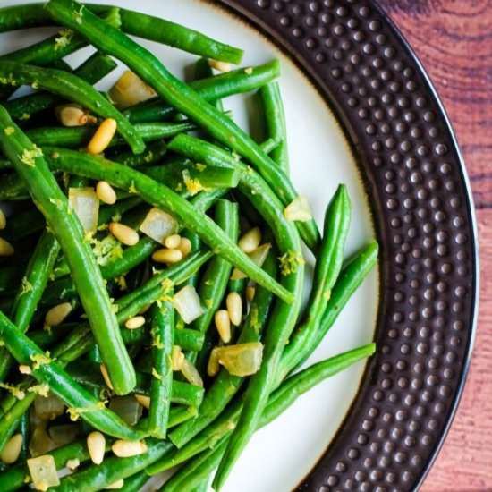 Green Beans with a Citrus Glaze