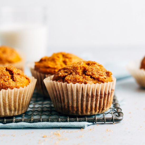 Small Batch Pumpkin Muffins