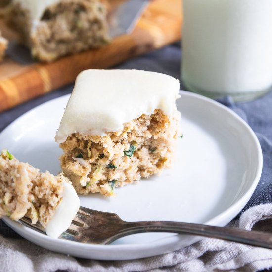 Healthier Zucchini Bars